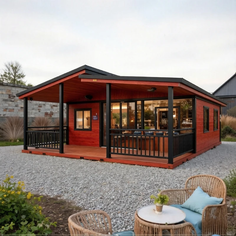 Modular Prefab Home Expandable Container House Mobile Tiny House Modern Foldable Room Double Wing Durable Steel Structure House