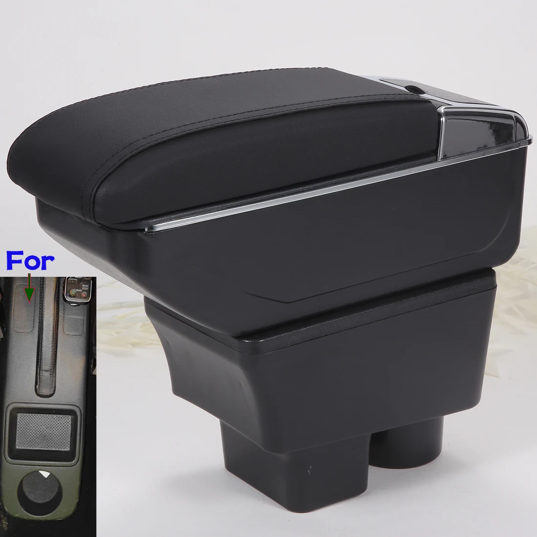 

Подлокотник для Skoda FABIA для Skoda Fabia II 2 2008-2014, автомобильный подлокотник, детали для модернизации, ящик для хранения, салонные детали, автомобильные аксессуары