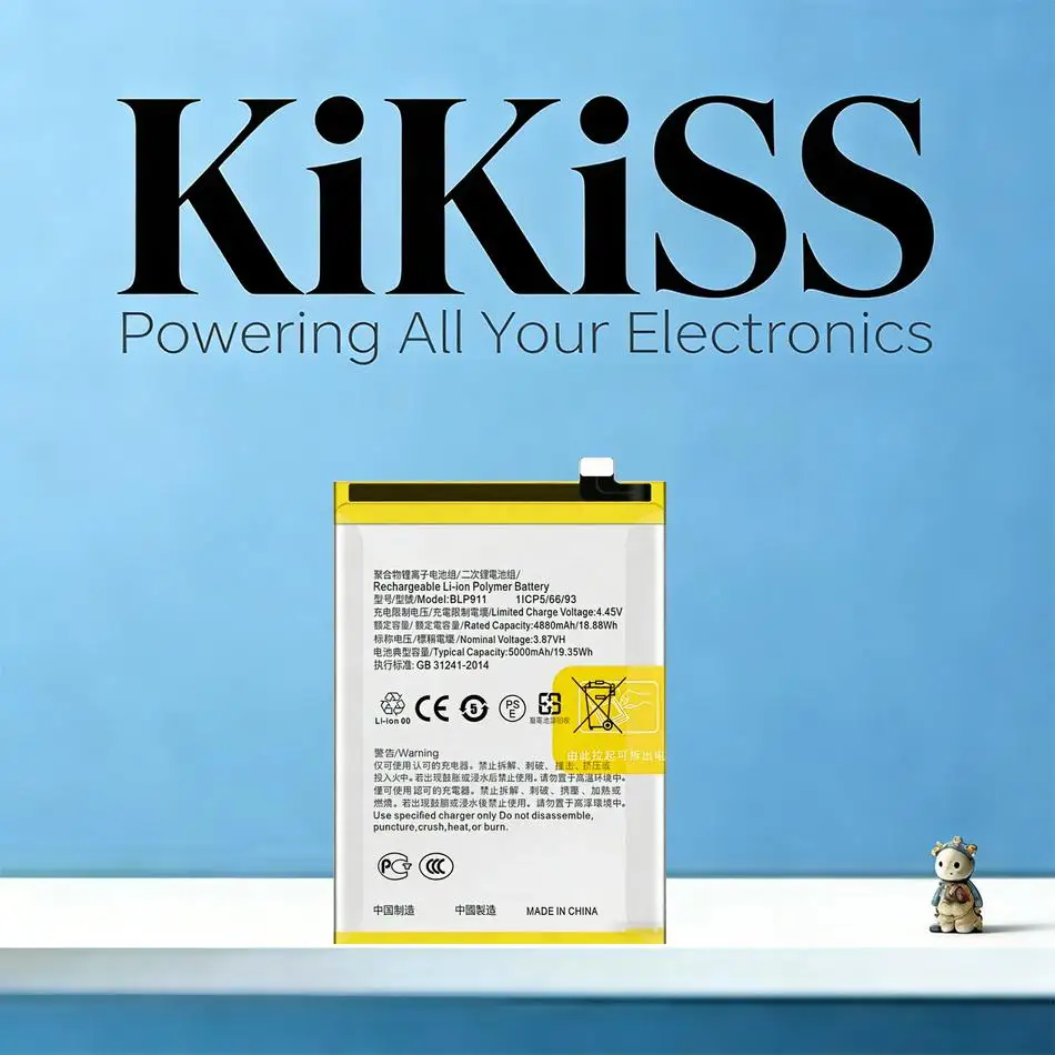 

Аккумулятор для мобильного телефона 5000 мАч для Oppo Reno 8 Pro, Realme 9, V25, 9I, высокая совместимость, премиум-класс, замена BLP911