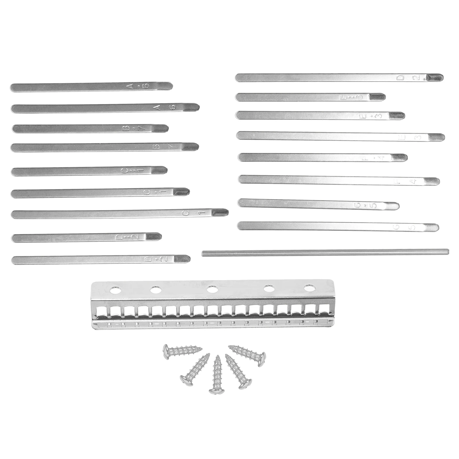 

1 Set 17 Keys Kalimba Thumb For Beginner Kids Adults Diy Portable Metal Finger Piano Saddle Bridge Musical Instrument Piano