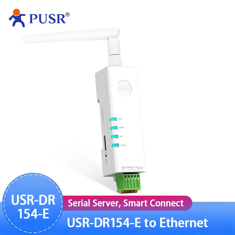 Serial Port RS232 RS485 To GSM 4G LTE Modems Converter IoT Device USR-DR154