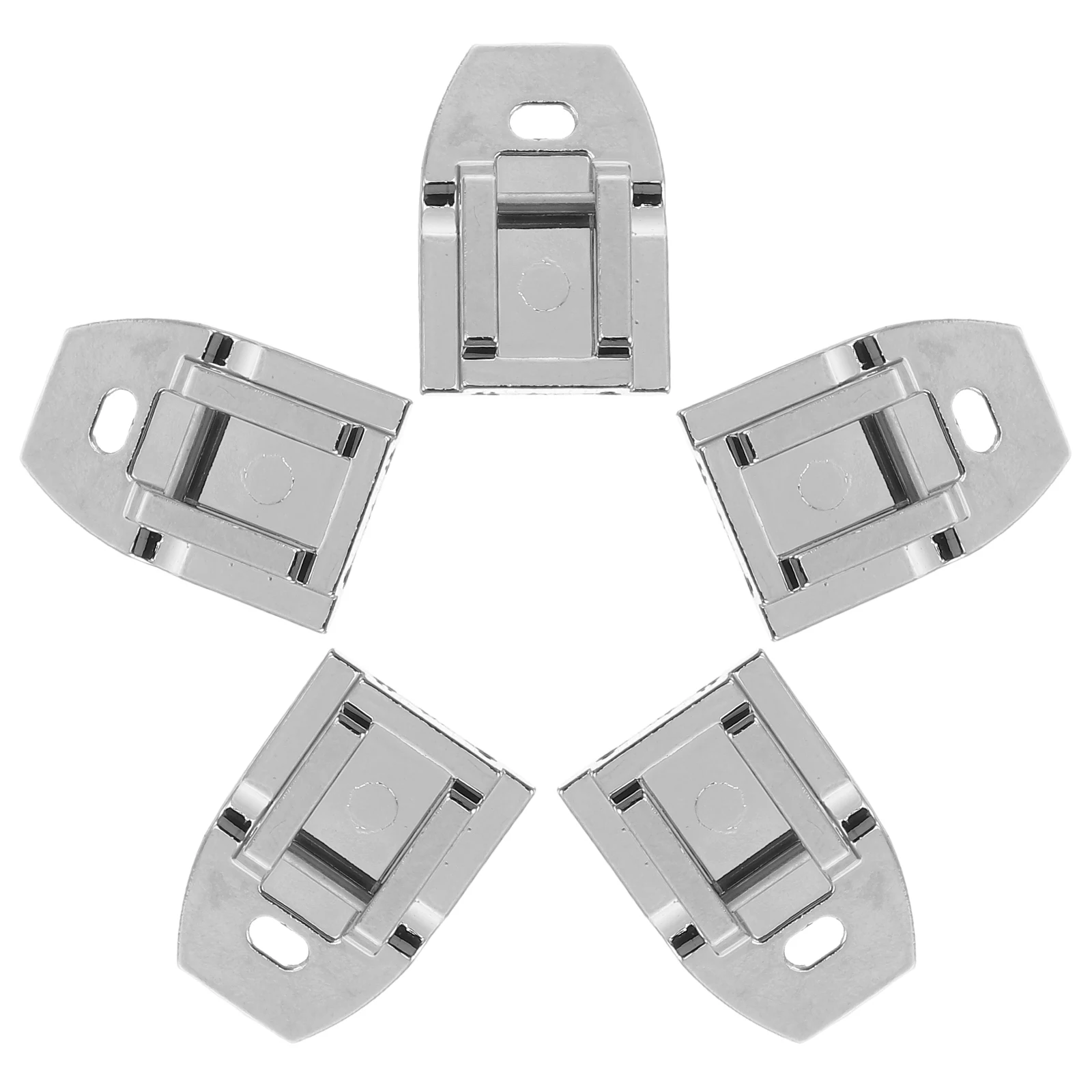 

5pcs Invisible Zipper Presser Foot Silver Zinc Alloy Low Shank Sewing Machine Metal Guide Handcraft Accessories Universal Foot