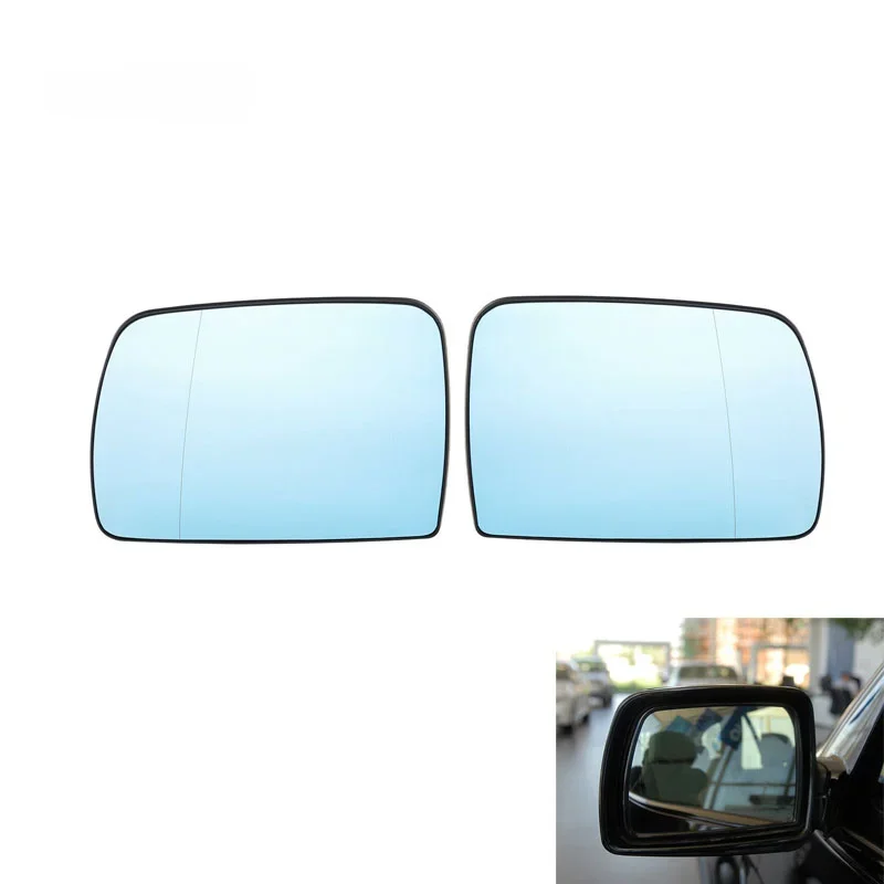 

Door Wing Rear View Rearview Heated Side Mirror Glass for BMW X5 E53 1999-2006