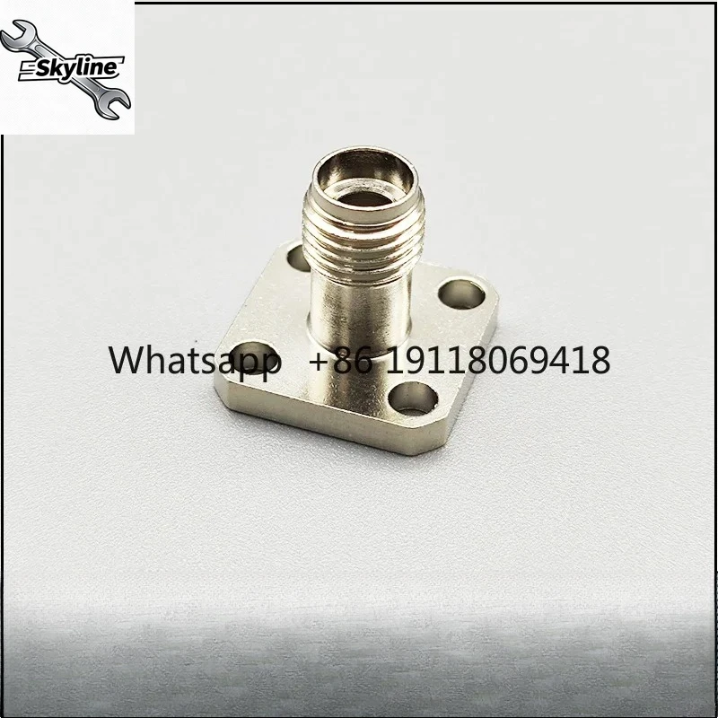 SMA905 Fiber Optic Socket SMA Connector Circular Metal Base SMA905 Metal Socket