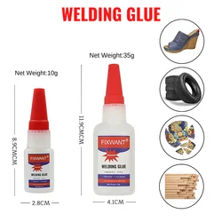 10g / 35g Universal schweißen Super kleber Kunststoff Holz Metall Gummi Reifen Schuhe Reparatur Lötöl kleber extra starker Kleber