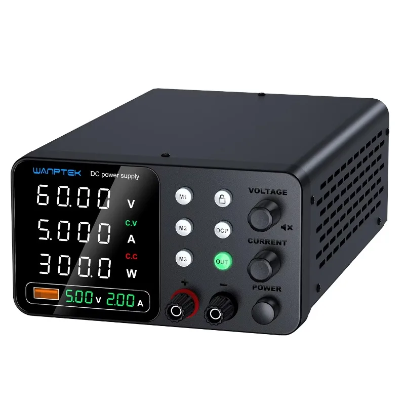 

Регулируемый блок питания TPS-C605 с улучшенным кодированием, регулировкой, USB-зарядкой и независимым дисплеем