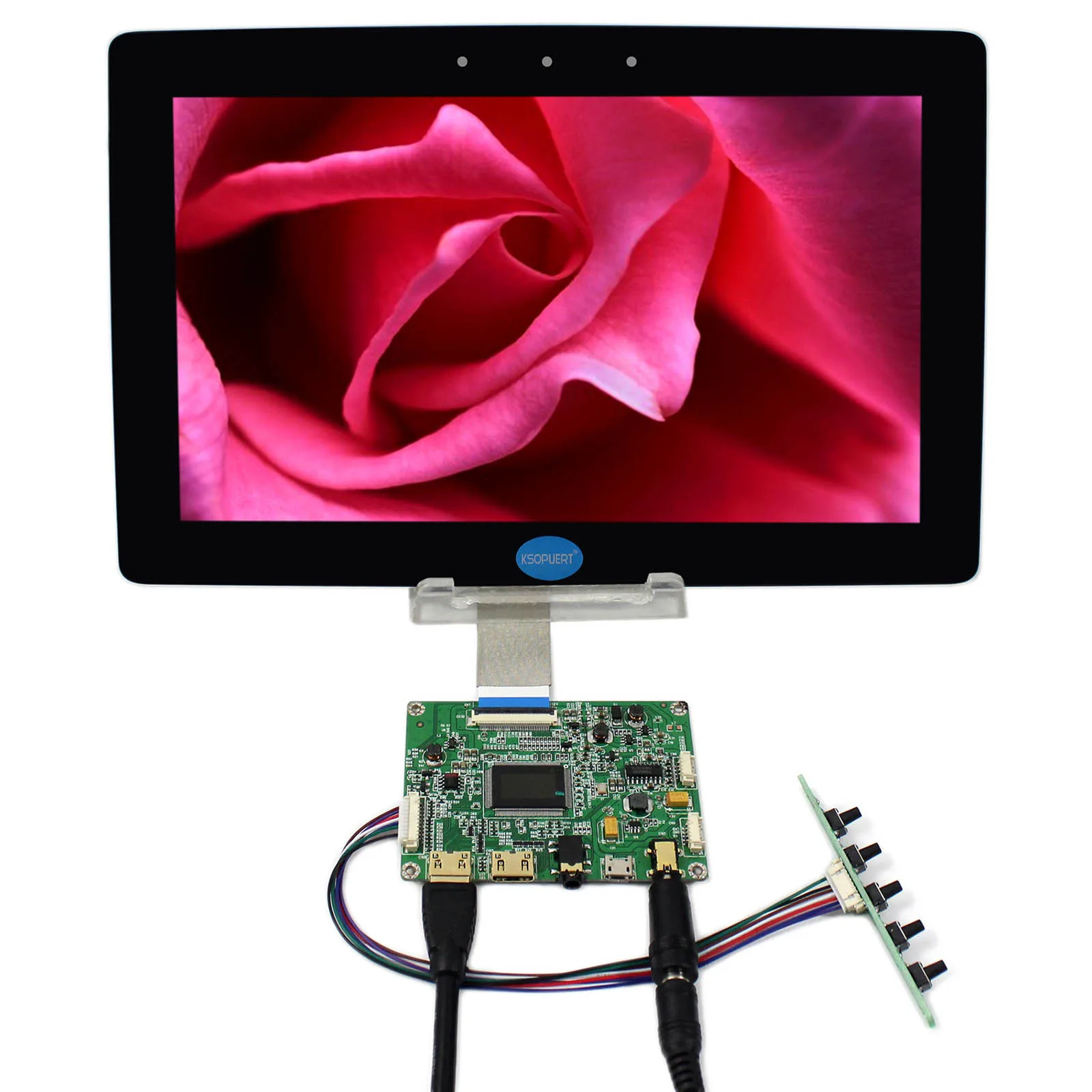 Custom Lcd 2 Hd Mi  Stm32 Development Board And 10.1Inch 40Pin Edp Flexible Display Advertising Screens For Cars
