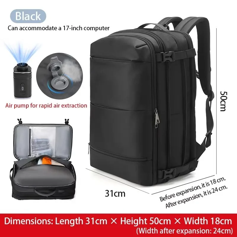 Business Large Capacity Waterproof Anti-theft Storage Vacuum Computer Backpack Laptop Bag Air Backpack Laptop Bag