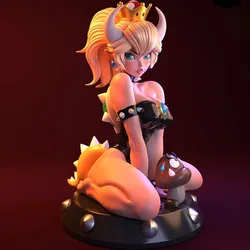 1/24 Scale Resin Figure Model Kit Fantasy Cartoon Miniature Horn Girl Hobby GK Statue Unassembled Unpainted Free Shipping