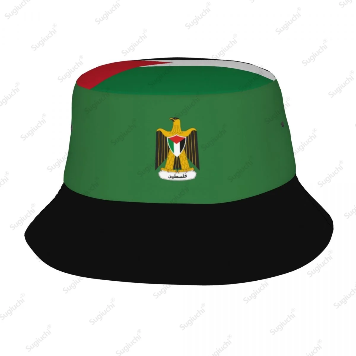 

2025 Palestine 3D Flag Men Women Bucket Hat Outdoor Sun Protection Cap Breathable Mesh For Fisherman Camping Hiking
