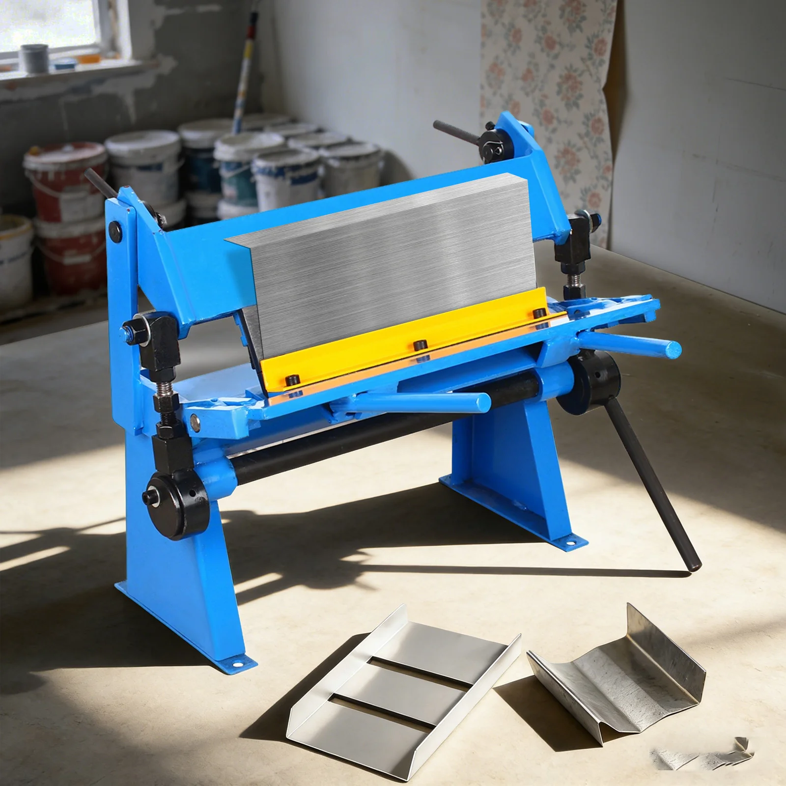 Handmatige kantbank, buigmachine, metaalbuiger, plaatbuigmachine, max. werkbreedte 305 mm