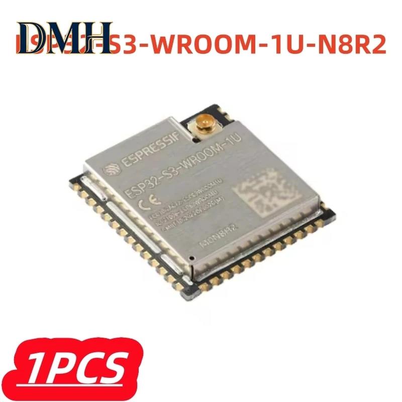 

1Pcs/lot 100% New ESP32-S3-WROOM-1U-N8R2 ESP32-S3-WROOM-1U ESP32 MCU Wifi Wi-Fi + Bluetooth 8MB 32-bit Dual Core MCU module
