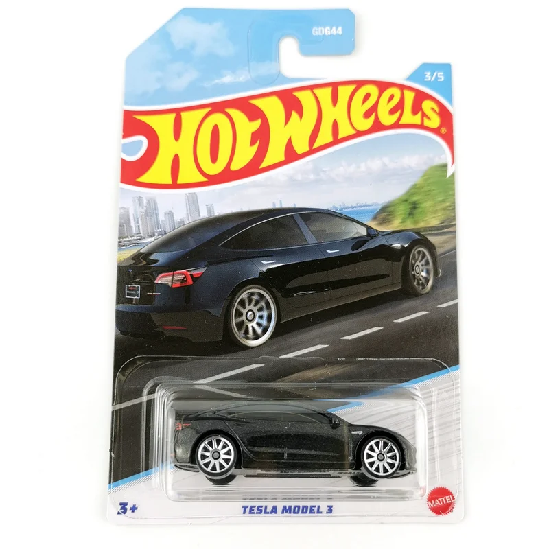 Hot Wheels 1/64 TESLA MODEL 3 Lamborghini ESTOQUE JAGUAR Porsche PANAMERA TURBO S Collection Model Die-cast Car Toy Vehicles