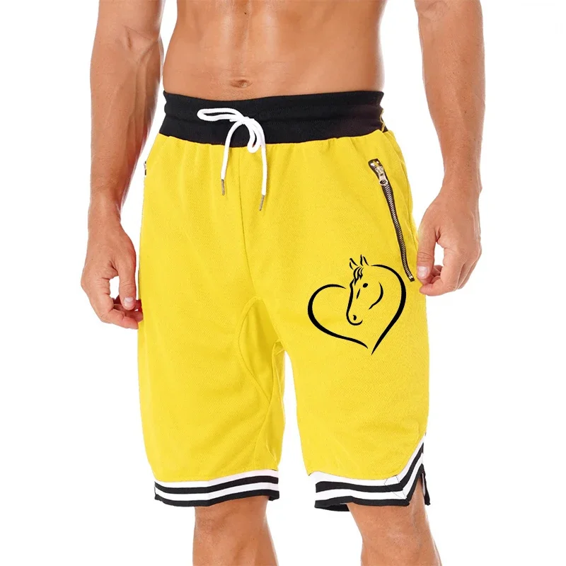 

Летние баскетбольные шорты мужские активные — влагоотводящая ткань и бесшовные карманные размещения