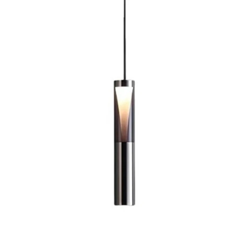 Modern Pendant Lamps Minimalist Hanging Light Bedroom Living Room Bedside Round Tube Chandelier Bar Indoor Home Decor Lighting