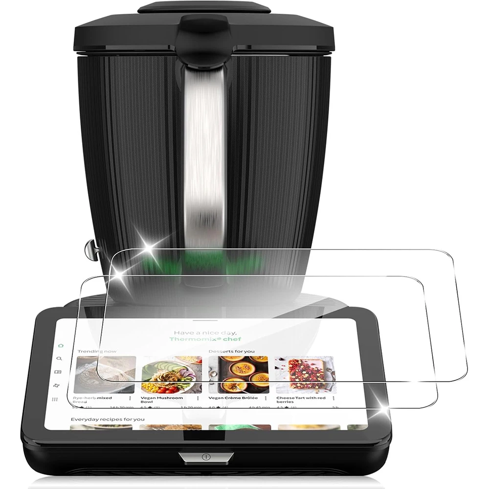 

1-2 PCS For Thermomix TM7 Screen border protection, HD Clear Tempered Glass Easy Installation Kitchen Accessories