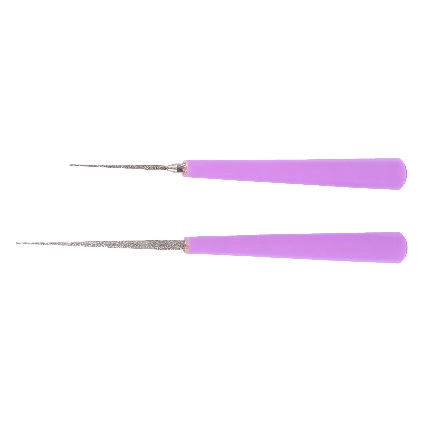 2Pcs Professional Bead Hole Puncher Reamer Set for Pearls Craft DIY Jewelry Making Easy Grip Anti-Slip Handle Portable Beading