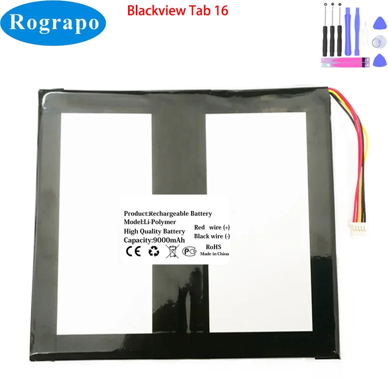 

New 3.8V 9000mAh Li30132125FH Tablet PC Battery For Blackview Tab 16 Tab16