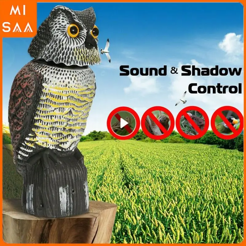 Bird Repellent Realistic Design Sound And Shadow Control Hot Sale Bestseller New Highly Effective Durable Garden Scarecrow