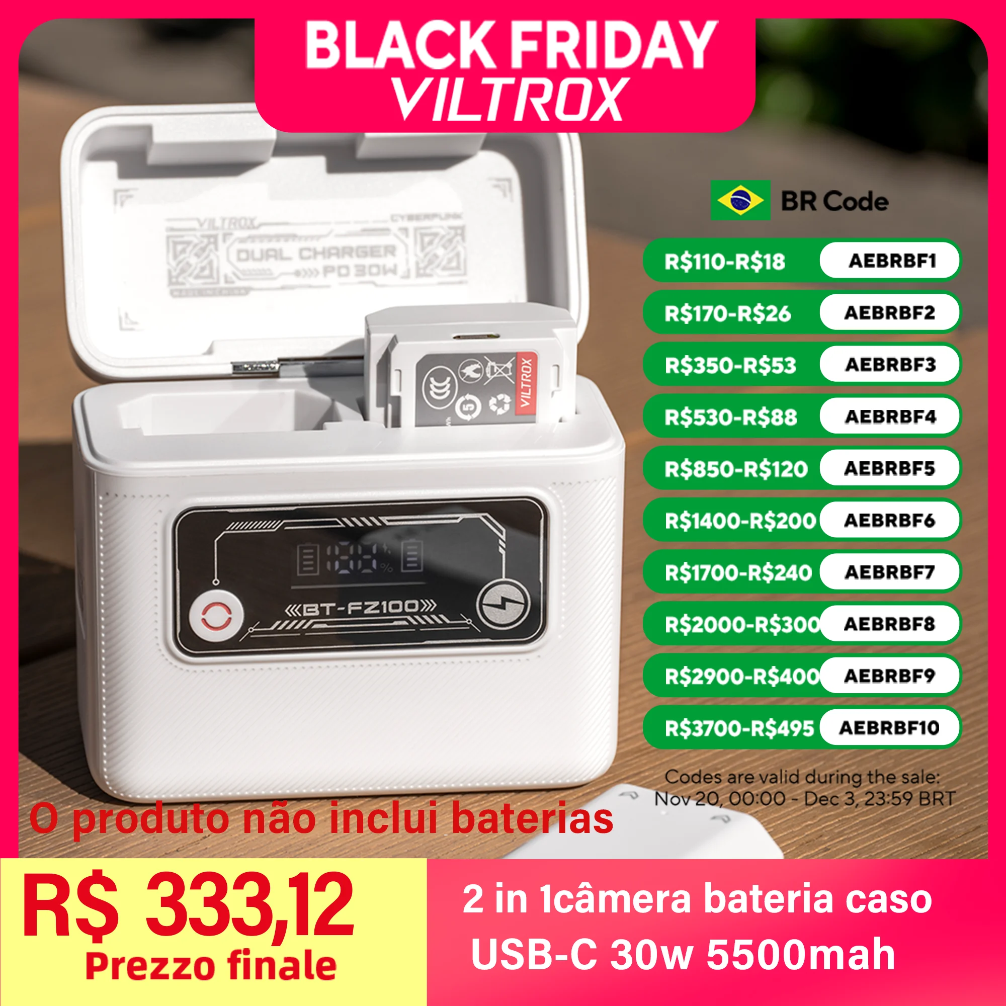 viltrox-–-boitier-de-chargement-de-batterie-d'appareil-photo-batterie-externe-30w-5500mah-charge-rapide-pour-nikon-el15-fujifilm-w235-canon-e6-sony-fz100