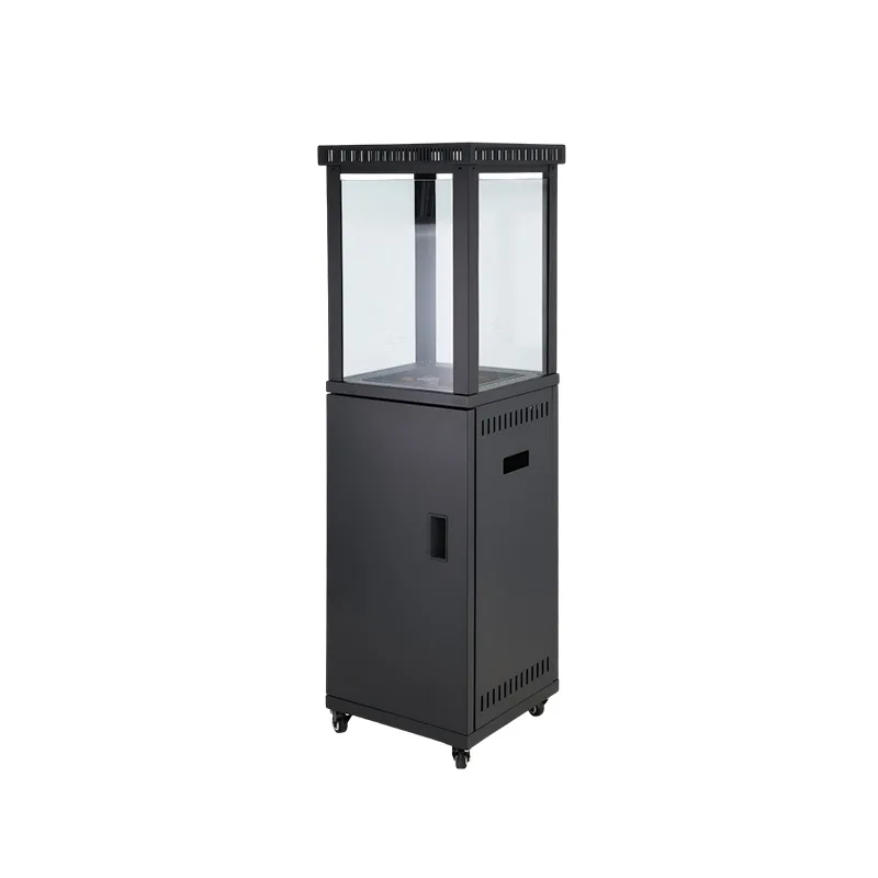 Outdoor Gas Heater, Patio Propane Fire Pit, 42000 BTU, Real Flame Fireplace for Villa Hotel Courtyard, Garden Heating