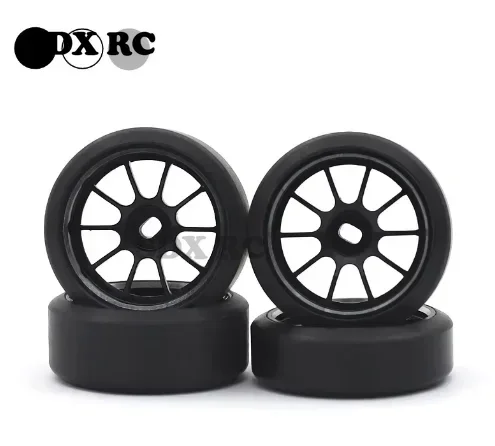 1.5 Degrees Hard Plastic Drift Tires Metal Wheel Rim for Wltoys 284131 K969 K989 Kyosho Mini-Z 1/28 RC Car Upgrade Parts