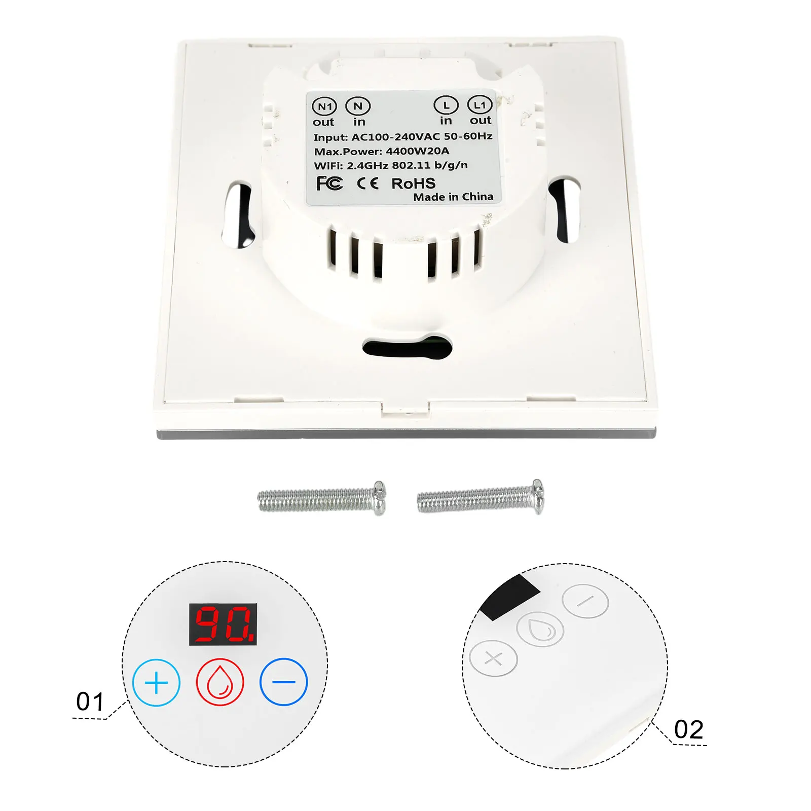 Advanced For Smart Timer Switch for Immersion Heater with Power Load Detection and Mobile App for Customized Timetable Setup