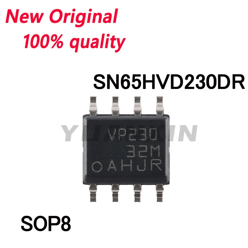 5-30/PCS New Original SN65HVD230DR SN65HVD230 VP230 SOP8 CAN bus transceiver chip In Stock