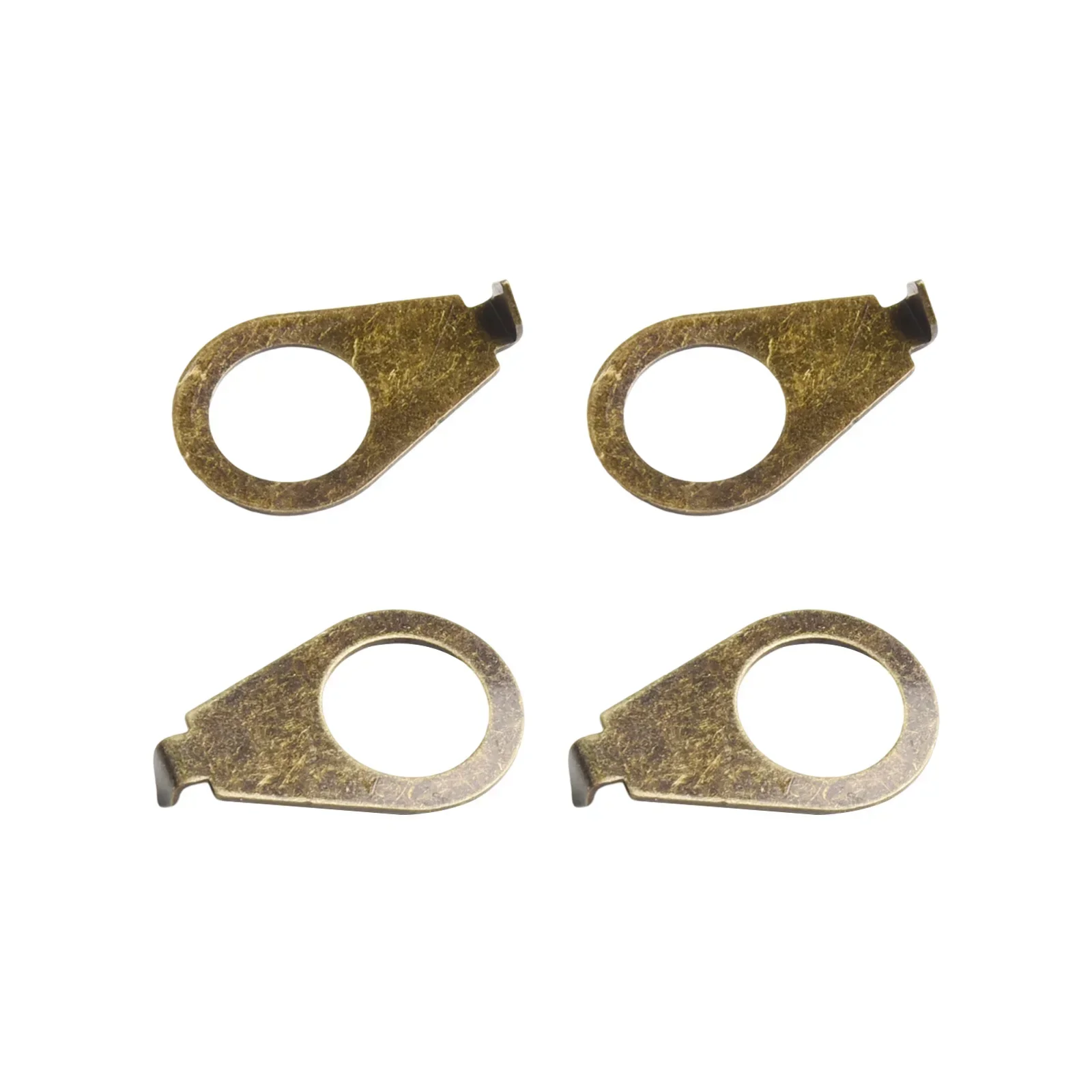 Guitar Knobs Pointer Plates 22X14.2mm 4Pcs Pointer Accessories For Gibson LP Guitar Indicator Knobs Metal Parts