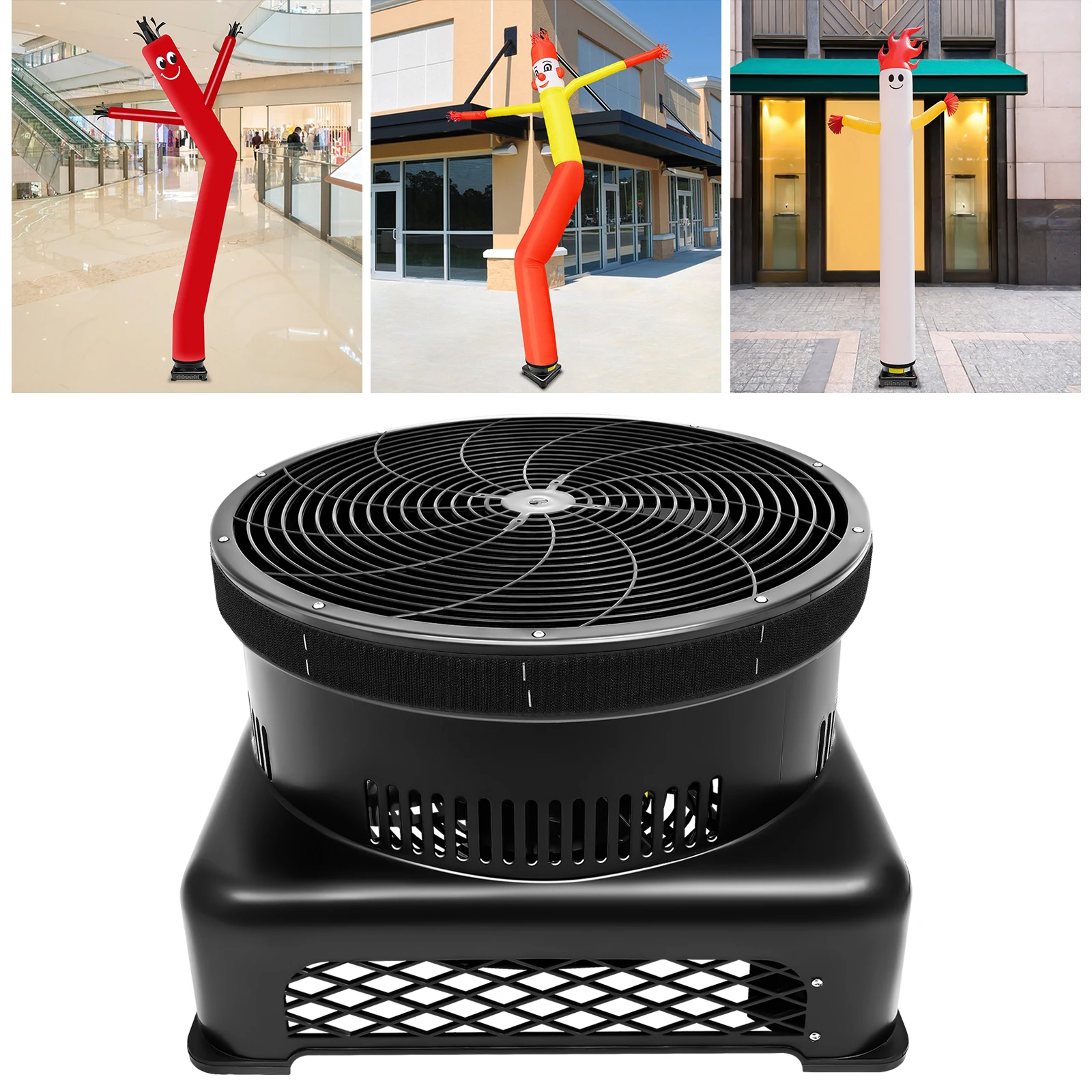 منفاخ هواء HF-D370 بقدرة 370 وات مناسب للدمى القابلة للنفخ في ارتفاع محرك منفاخ الهواء بطول 9.84-13.12 قدم #4