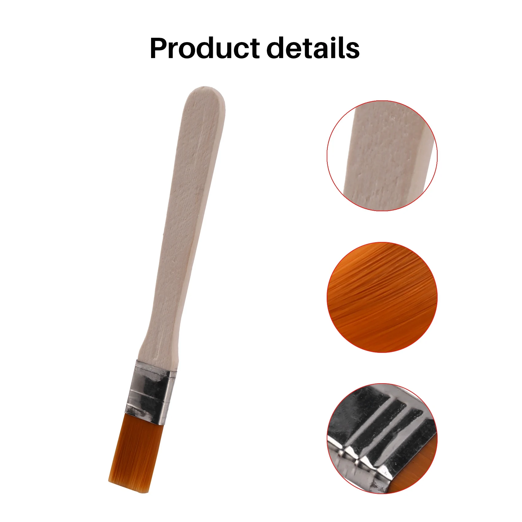 30-Piece Paint Brush Set with Wooden Handle, Brush for Cleaning and Dust Removal, Gloss Paint Brush, Oil Brush DY