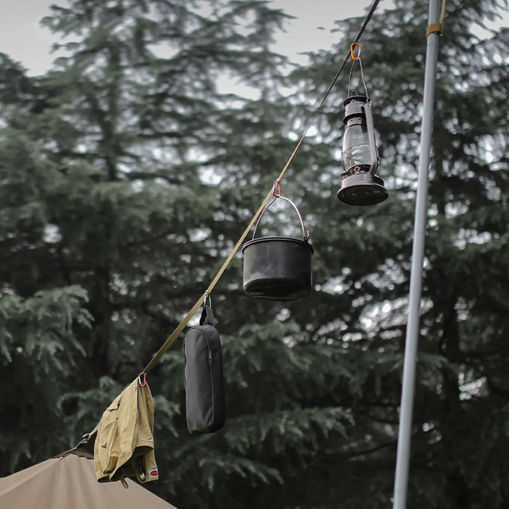 

Camping Rope Clothes Drying Lanyard Military Green Portable Portable Camping Strap Strap For Lantern Kitchen Gear Shoes