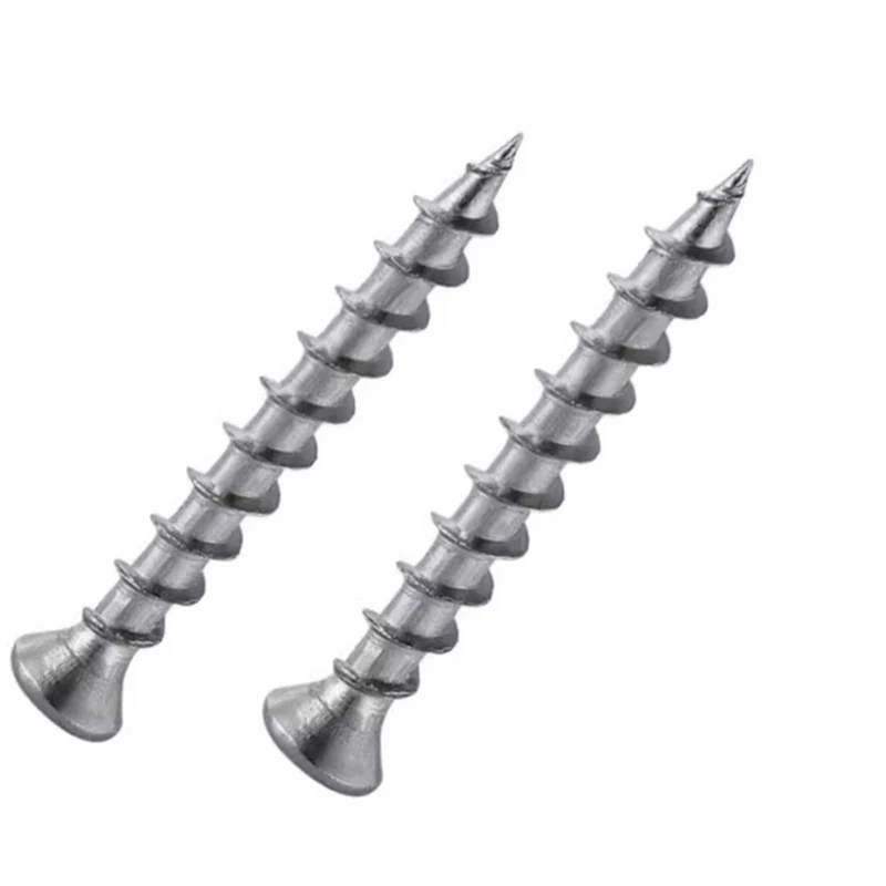 10-50pcs M4x15~70mm Phillips Countersunk Head Wood Screws 304 Stainless Steel Cross Flat Head Self Tapping Silk Fiber Nail