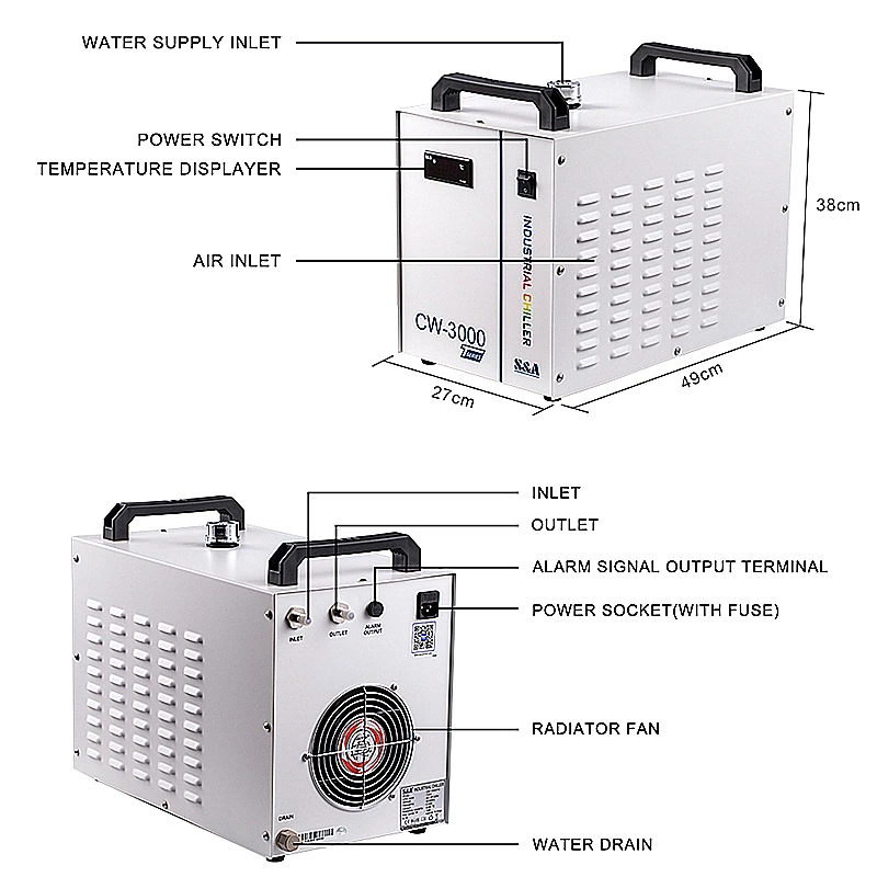 6090 Co2 Laser Engraving Cutting Machine Single/Double Head 150W With CW3000 Chiller Rotary Axis Touch Screen Offline Optional