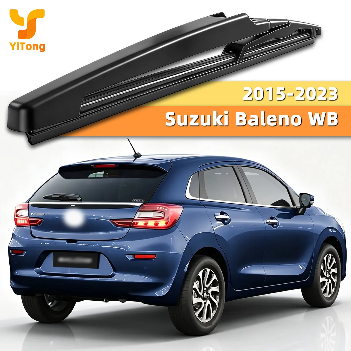 Yitong Is Suitable For Suzuki Baleno WB 2015-2023 The Rear Windshield Wiper Blades Are All Day Silent And Replaceable Auto Parts