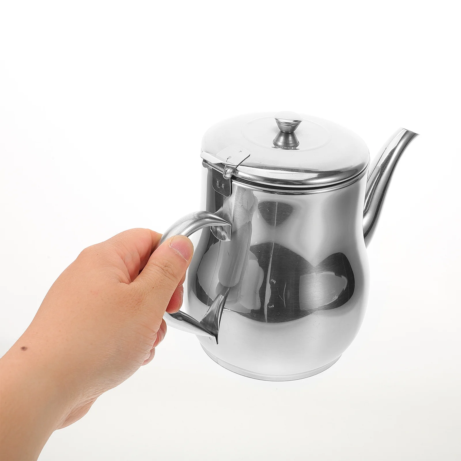 

Stainless Steel Containerkitchen Oil Storage Dispenser For Oil Vinegar Soy Sauce Household Grease Pot With Lid Multi-Functional