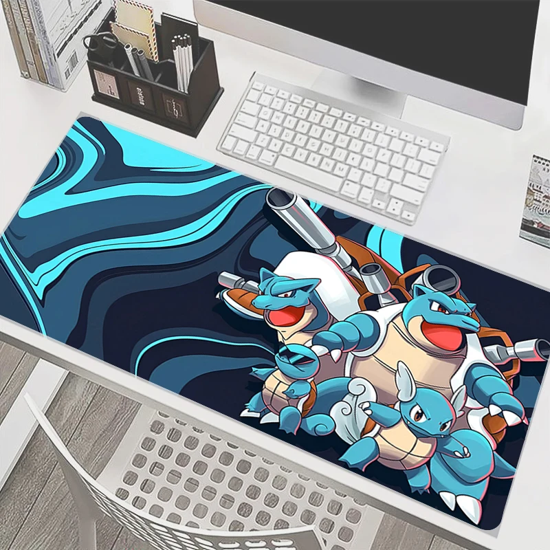 Mouse Pad Pokemon Squirtle Computer Speed Type Varpet Mat For E-sports Players Laptop Keyboard Pad Mousepad Office PC Desk Mat