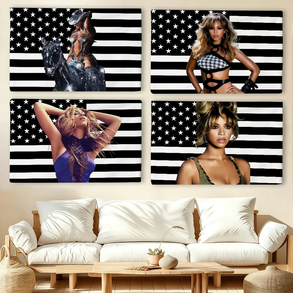 American singer B-Beyonce flag For Living Room Home Dorm Decor Wall Outdoor Camping Party Banner Gifts