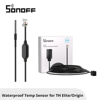 SONOFF WTS01 RJ9 4P4C Wifi Temperature Sensor Waterproof Thermostat Connector Extension Cable 5M For Sonoff TH Elite/TH Origin