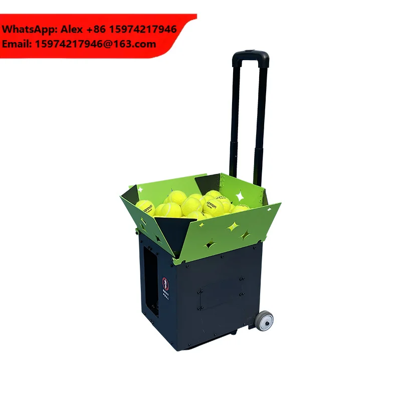 Portable Tennis Ball Machine Throws Training Tennis Balls Machine Practice Tennis Padel Ball Machine