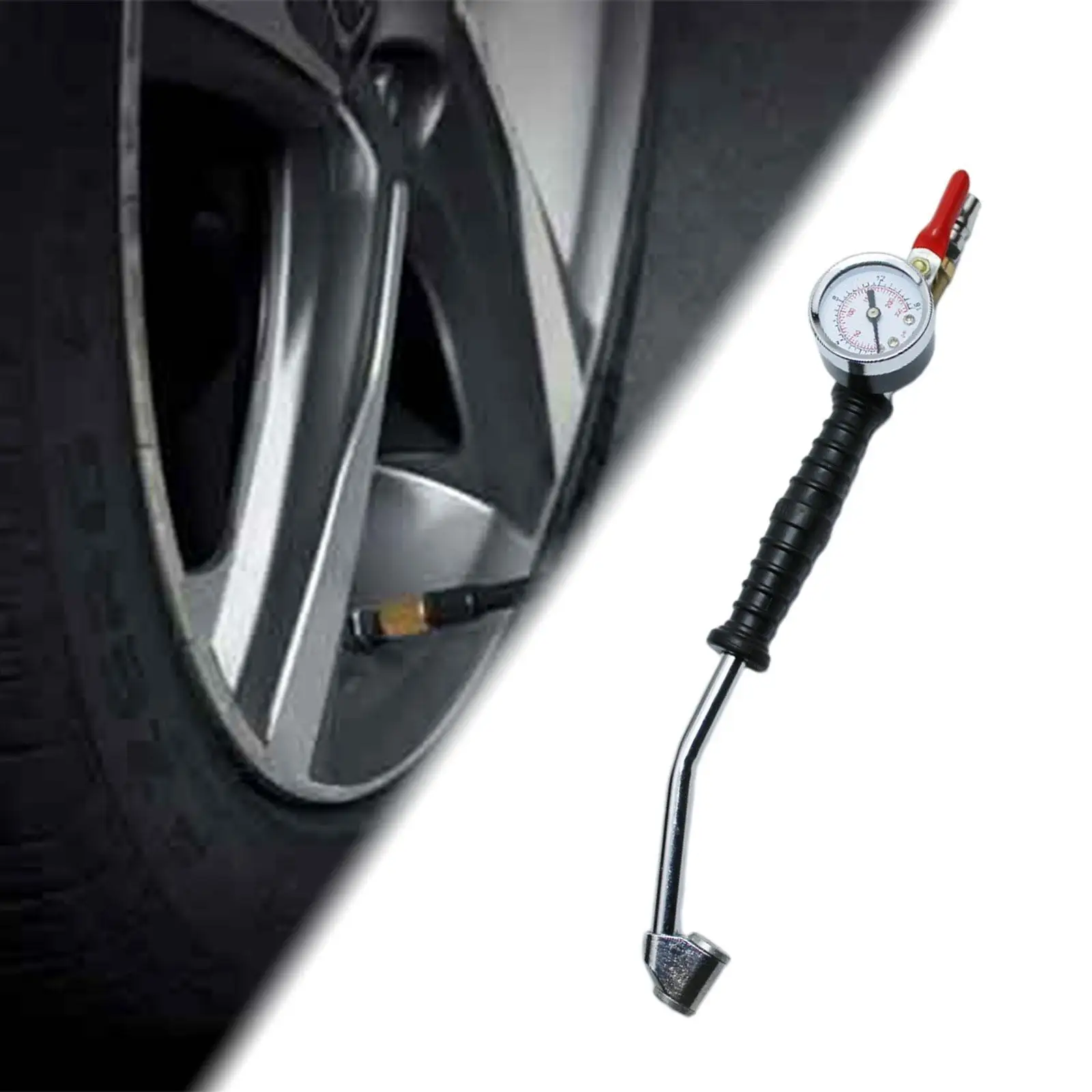 

Hook Type Inflatable Pole Connector Quick Inflation Inflator Sturdy Tire Quick Filling Rod Tire Chuck for Bike Truck Car