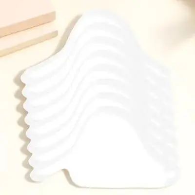 

EXQUIMEUBLE 8pcs Organic Shoe Base Sandals Inner Support Display Stand Acrylic Holder Rack for Store