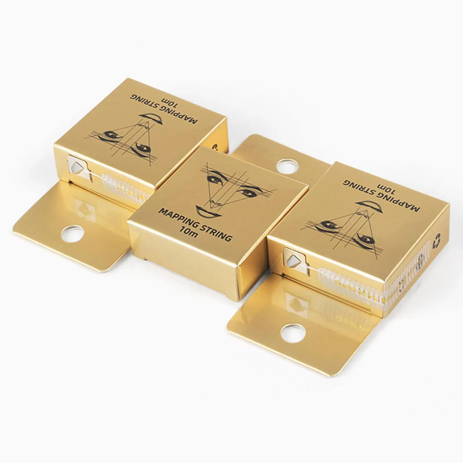 ด้ายเขียนคิ้วแบบมีหมึกในตัว ใช้งานง่าย 10 เมตร สำหรับเขียนเส้นคิ้ว ติดทนนาน