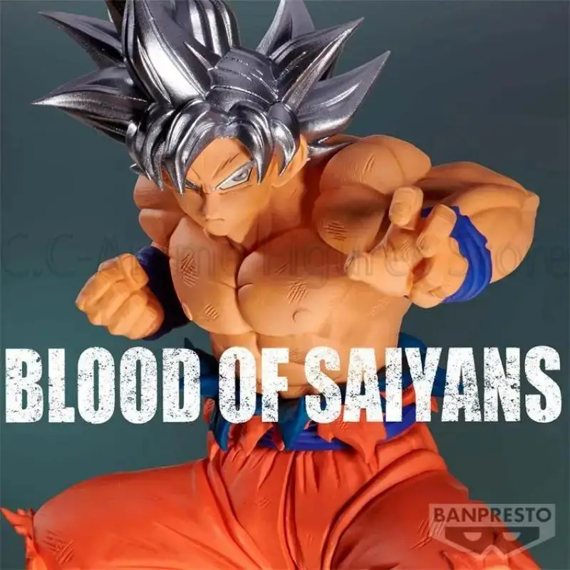 In Stock Banpresto Dragon Ball Blood of Saiyans Son Goku Figure Anime Boxed Genuine Model Dolls Toy Ornament Child Festival Gift