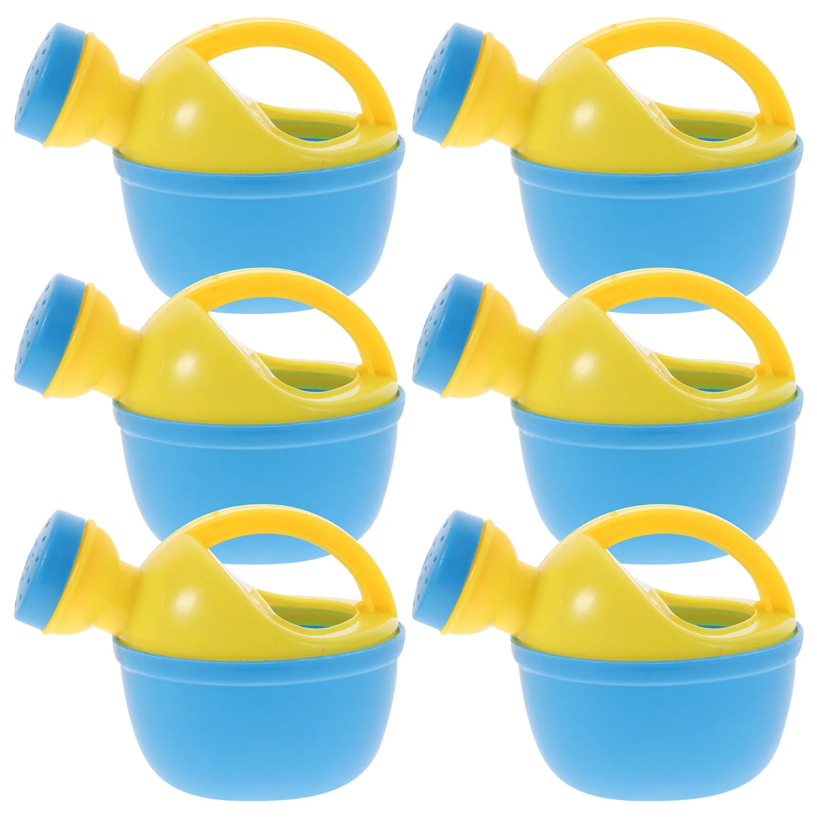 6Pcs Children Bath Watering Can Cartoon Shape Educational Plastic Water Sprinkling Shower Bathtub Fun Playing Set for Kids