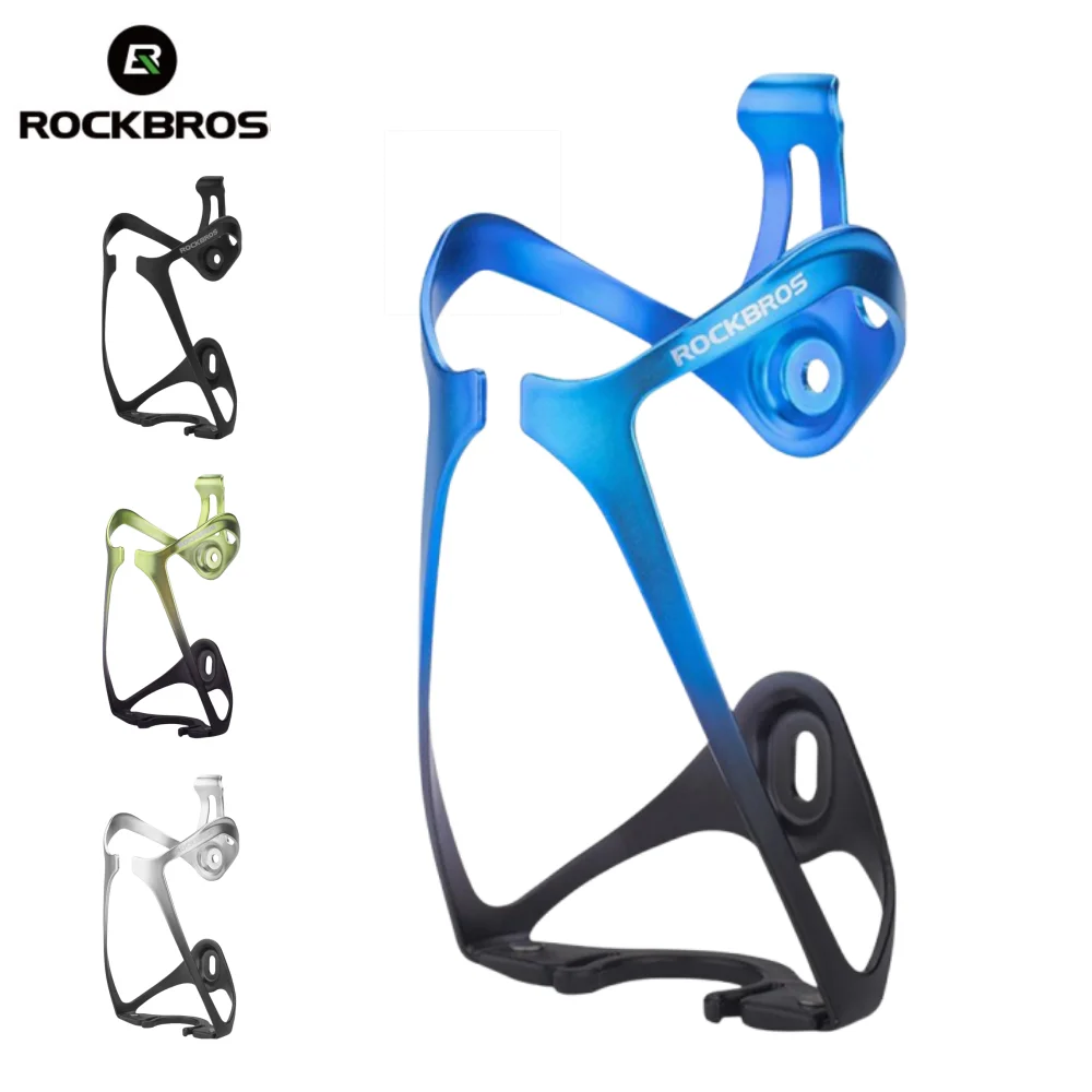 ROCKBROS Integrated Molding Bicycle Kettle Holder,Vacuum Electroplated Aluminum Alloy Water Bottle Holder,Cycling Accessories