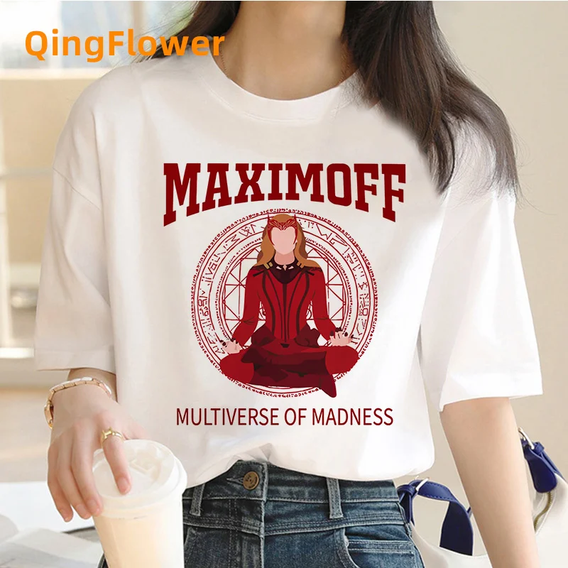 Wanda Maximoff Summer Top T Shirt Women Anime White T Shirt Streetwear T Shirt Anime