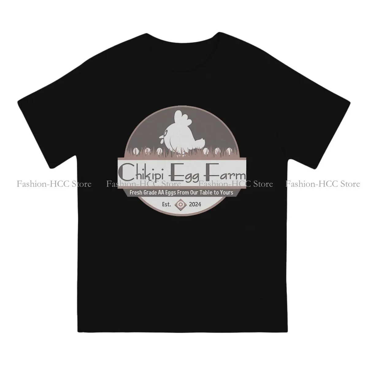 Chikipi Egg Farm Casual TShirt Palworld Elf Game Creative Streetwear Casual T Shirt Men Tee Special