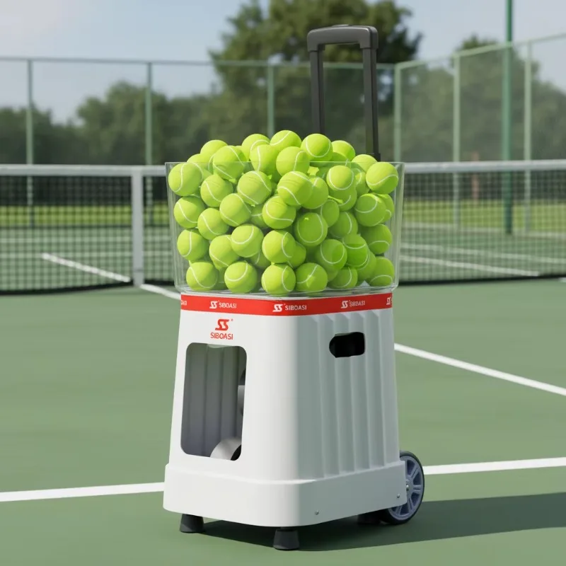 Airo Hot-Selling Tennis Ball Machine  Low Power Consumption, Multi-Angle and APP Control for Professional Training or Exercise