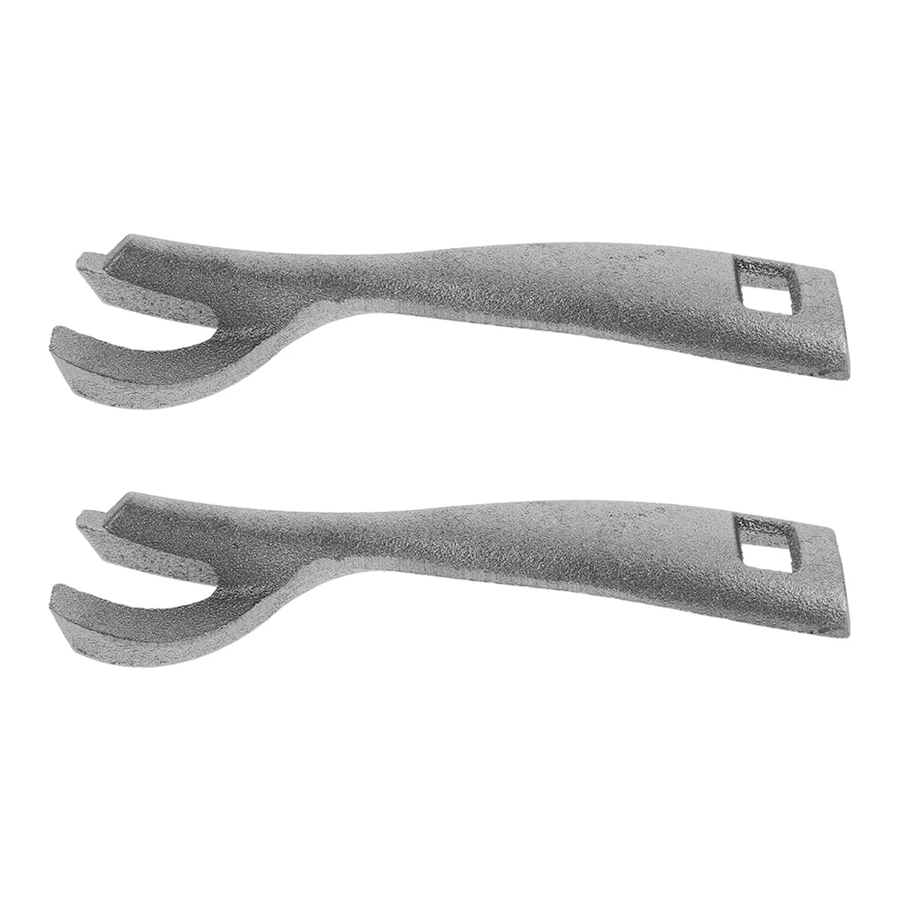 

2Pcs Cast Iron Steak Plate Clips Anti-Scald Grippers Frying Pan Clamps Fajita Platter Tongs Barbecue Grill Accessories